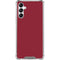 Burgundy Solid Galaxy A14 5G Clear Case