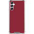 Burgundy Solid Galaxy A14 5G Clear Case