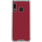 Burgundy Solid Galaxy A30 Clear Case