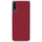 Burgundy Solid Galaxy A50 Clear Case