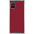 Burgundy Solid Galaxy A51 5G Clear Case