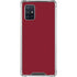 Burgundy Solid Galaxy A71 5G Clear Case