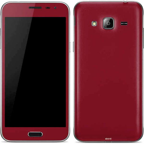 Burgundy Solid Galaxy J3 Skin