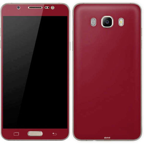 Burgundy Solid Galaxy J7 Skin