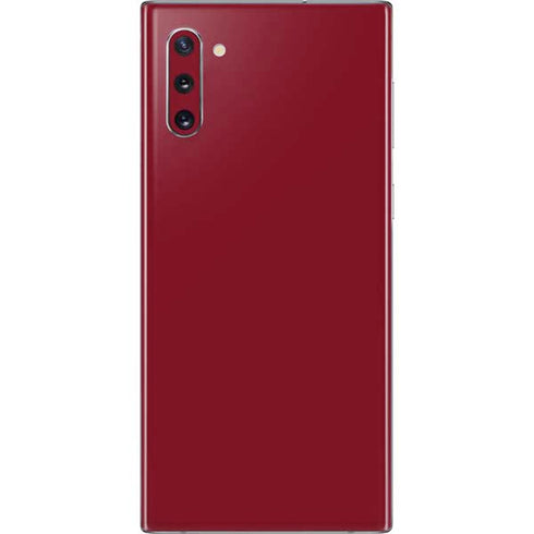 Burgundy Solid Galaxy Note 10 Skin