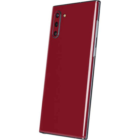 Burgundy Solid Galaxy Note 10 Skin