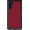 Burgundy Solid Galaxy Note 10 Waterproof Case