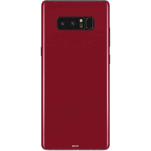 Burgundy Solid Galaxy Note 8 Skin