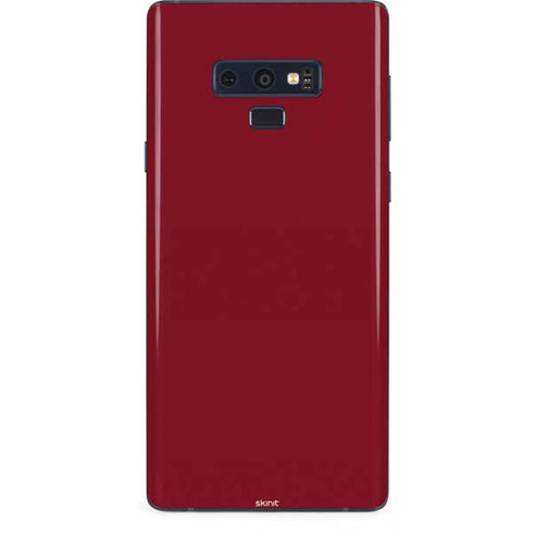 Burgundy Solid Galaxy Note 9 Skin