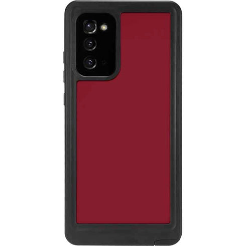 Burgundy Solid Galaxy Note20 5G Waterproof Case