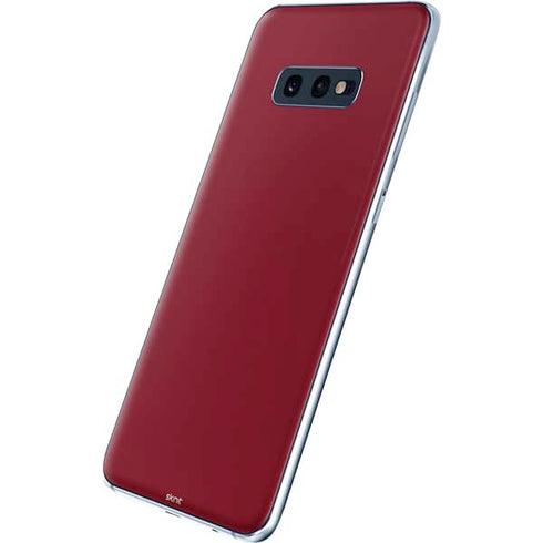 Burgundy Solid Galaxy S10e Skin
