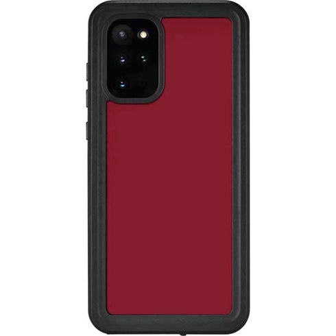 Burgundy Solid Galaxy S20 Plus Waterproof Case