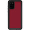 Burgundy Solid Galaxy S20 Plus Waterproof Case