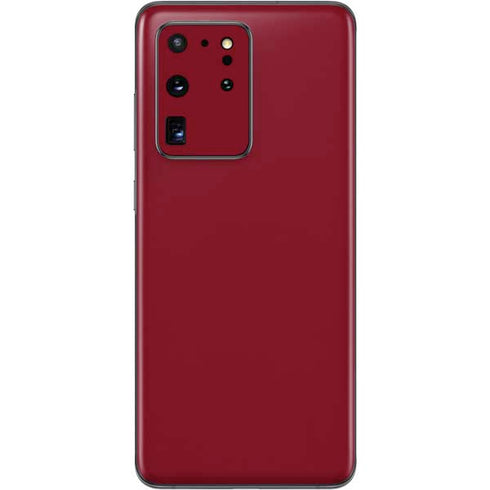 Burgundy Solid Galaxy S20 Ultra 5G Skin