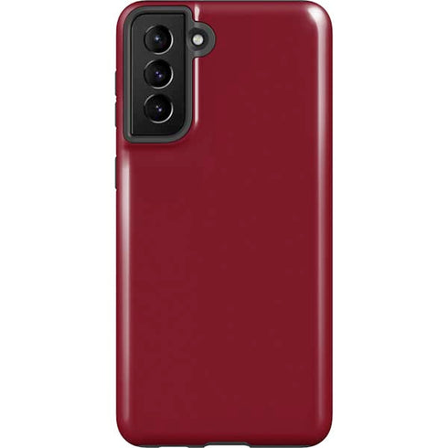 Burgundy Solid Galaxy S21 FE Pro Case