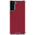 Burgundy Solid Galaxy S21 Plus 5G Clear Case