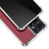 Burgundy Solid Galaxy S21 Ultra 5G Clear Case