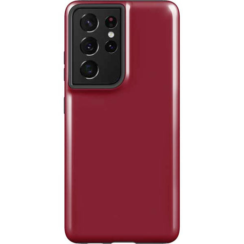 Burgundy Solid Galaxy S21 Ultra 5G Pro Case