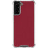 Burgundy Solid Galaxy S22 Plus Clear Case