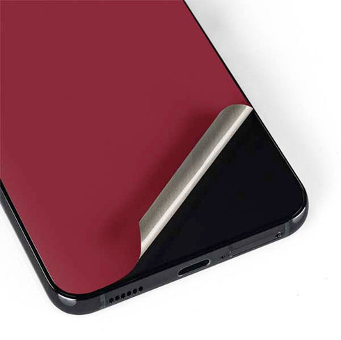 Burgundy Solid Galaxy S22 Plus Skin