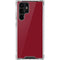 Burgundy Solid Galaxy S22 Ultra Clear Case
