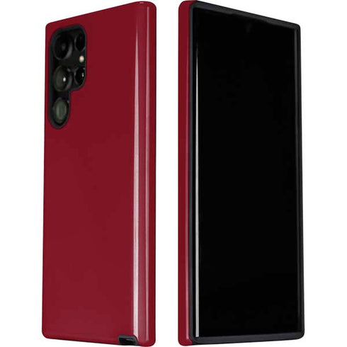 Burgundy Solid Galaxy S22 Ultra Pro Case