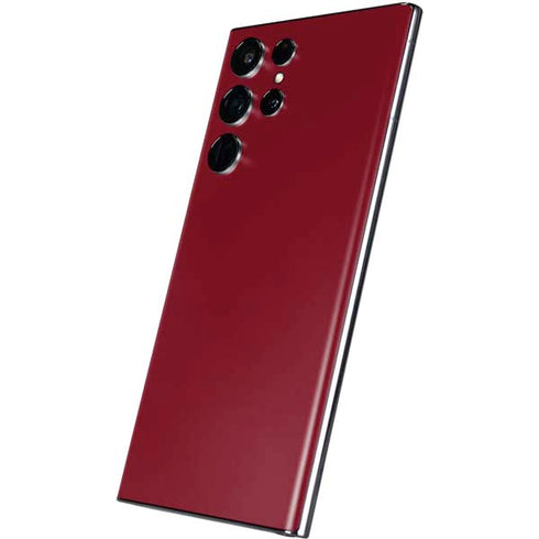 Burgundy Solid Galaxy S22 Ultra Skin