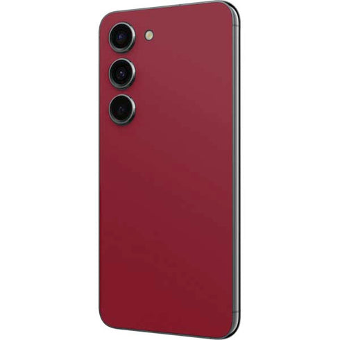 Burgundy Solid Galaxy S23 Skin
