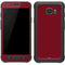Burgundy Solid Galaxy S7 Active Skin