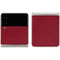 Burgundy Solid Galaxy Z Flip3 5G Skin