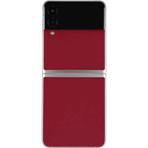 Burgundy Solid Galaxy Z Flip3 5G Skin