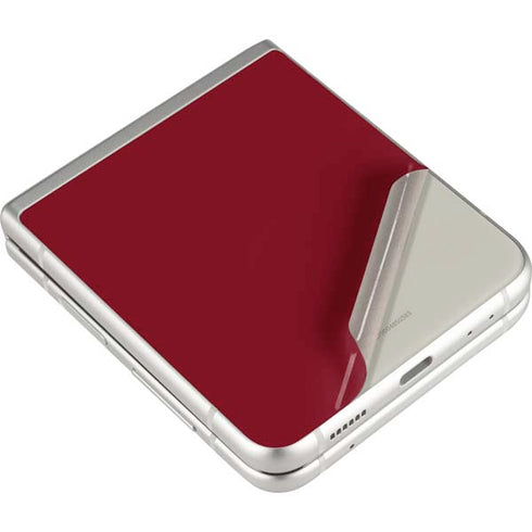 Burgundy Solid Galaxy Z Flip3 5G Skin