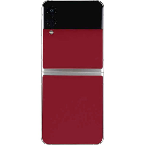Burgundy Solid Galaxy Z Flip4 5G Skin