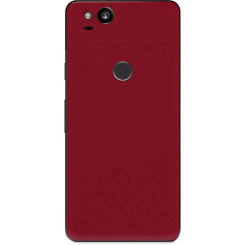 Burgundy Solid Google Pixel 2 Skin