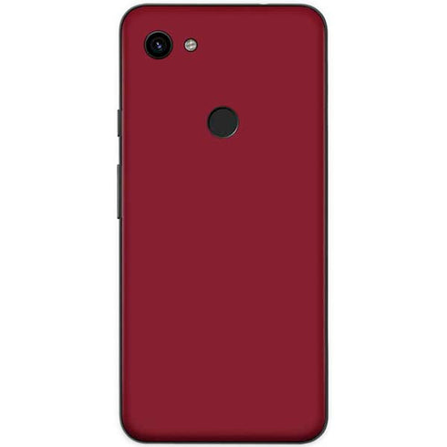 Burgundy Solid Google Pixel 3a XL Skin