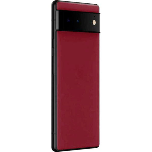 Burgundy Solid Google Pixel 6 Skin