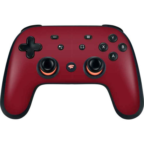 Burgundy Solid Google Stadia Controller Skin