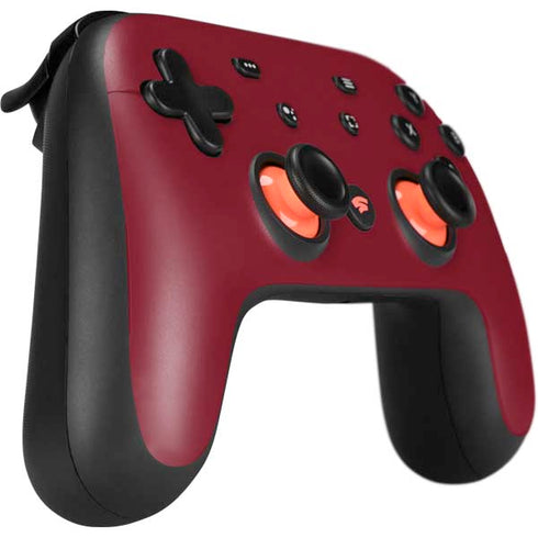 Burgundy Solid Google Stadia Controller Skin