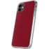 Burgundy iPhone 11 Clear Case