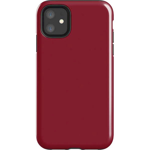 Burgundy Solid iPhone 11 Impact Case
