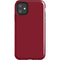 Burgundy Solid iPhone 11 Impact Case