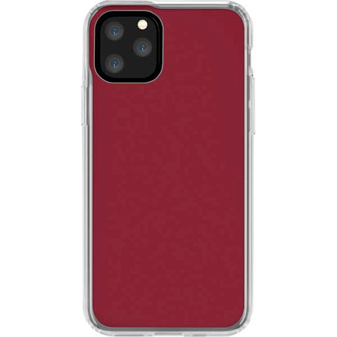 Burgundy iPhone 11 Pro Clear Case