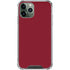 Burgundy iPhone 11 Pro Max Clear Case