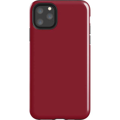 Burgundy Solid iPhone 11 Pro Max Impact Case