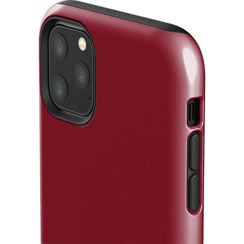 Burgundy Solid iPhone 11 Pro Max Impact Case