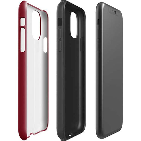 Burgundy Solid iPhone 11 Pro Max Impact Case