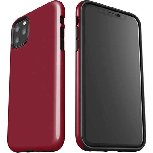Burgundy Solid iPhone 11 Pro Max Impact Case