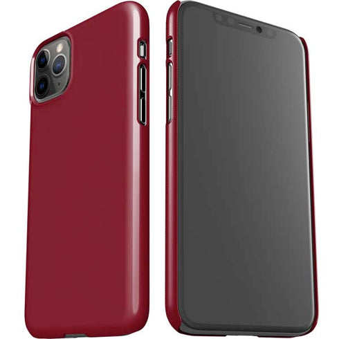 Burgundy Solid iPhone 11 Pro Max Lite Case