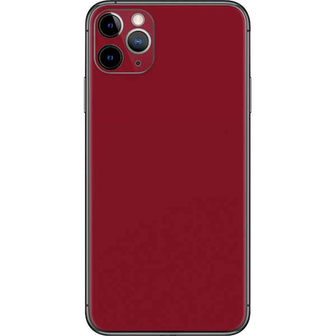 Burgundy Solid iPhone 11 Pro Max Skin
