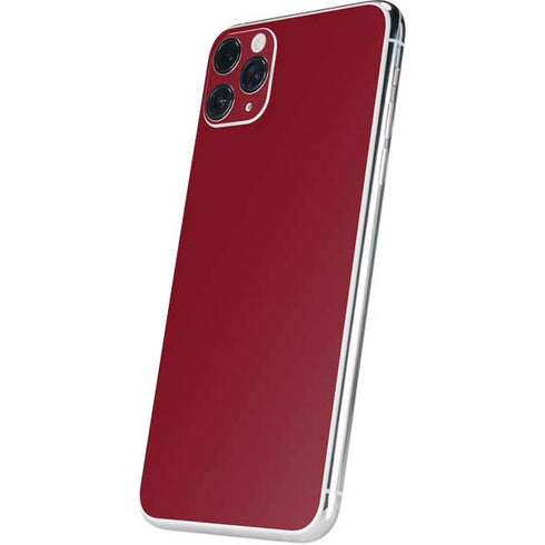 Burgundy Solid iPhone 11 Pro Max Skin